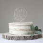 Personalised Floral Wedding Cake Topper, thumbnail 3 of 5