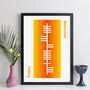 Personalised Irish Ogham Word Print Gift, thumbnail 1 of 11