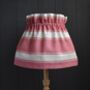 Dolly Pink Striped Gathered Scrunchie Lampshade, thumbnail 1 of 4