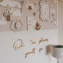 Mirrored 'Oh the places you'll go' Wall Decal Quote, thumbnail 4 of 6