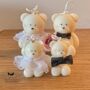 Bride And Groom Cake Topper Candles, thumbnail 4 of 8