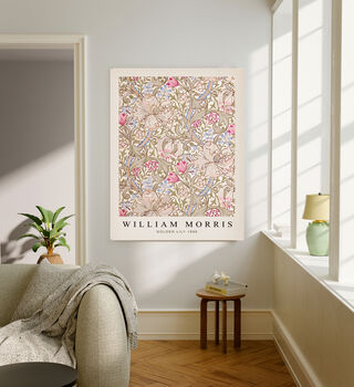 William Morris Lodden Cream Art Print, 4 of 4