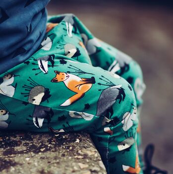 'Woodland' Print Baby And Toddler Leggings, 5 of 10