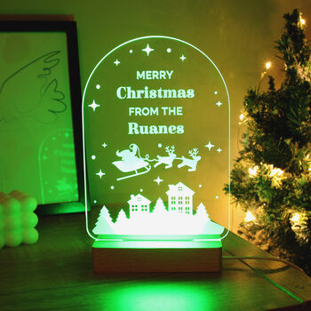 Personalised Christmas Village LED Light, 3 of 9