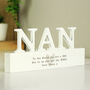 Personalised Heart Ornament For Nan, thumbnail 3 of 3