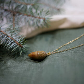 Acorn Necklace From Victoria Park In East London, 2 of 3