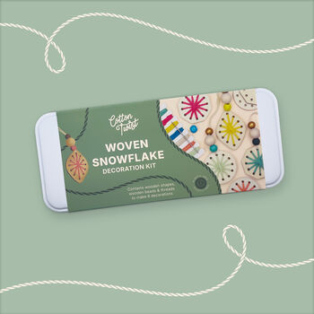 Woven Snowflake Decoration Kit, 4 of 8