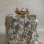 Gold Embroidered Square Handcrafted Clutch Bag, thumbnail 5 of 10
