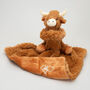 Personalised Longhorn Cow Soother, Boxed, thumbnail 5 of 12