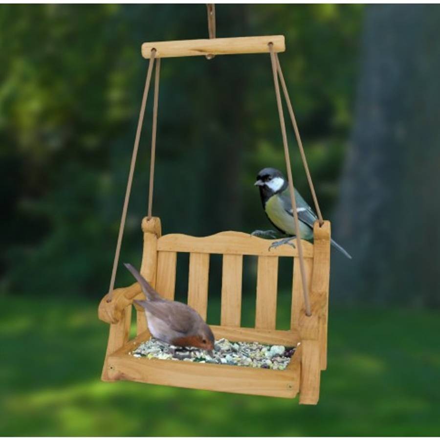 Swinging Seat Bird Feeder By Garden Selections 
