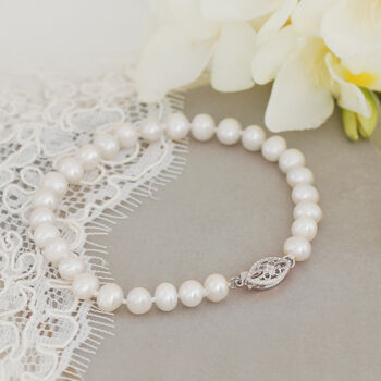 Vintage Style Pearl Bracelet, 4 of 9