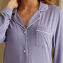 Bamboo Nightshirt In Lavender, thumbnail 2 of 4