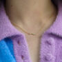 Glitter Wiggle Necklace, thumbnail 5 of 11