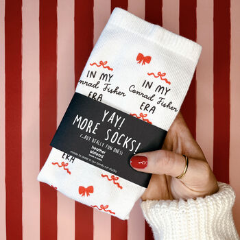 Personalised Taylor Swift Inspired Era Christmas Socks, 2 of 7