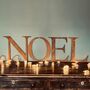 Noel Christmas Mantlepiece Fireplace Decoration Sign, thumbnail 5 of 10