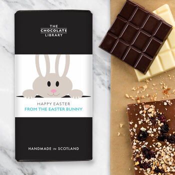 Personalised Easter Bunny Chocolate Bar, 4 of 7