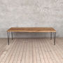 Barnes Hairpin Legs Live Edge Industrial Dining Table, thumbnail 2 of 6