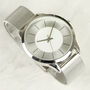 Personalised Silver Wrist Watch Gift Unisex, thumbnail 9 of 9