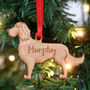 Personalised Springer Spaniel Wooden Dog Decoration, thumbnail 1 of 9
