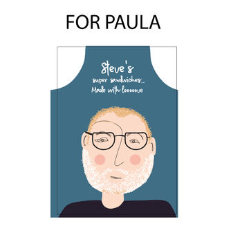 Personalised Male Face Apron, 8 of 8