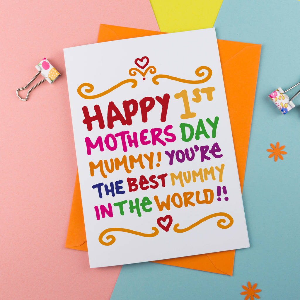 First Mothers Day Cards Printable
