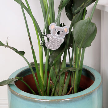 Handmade Hanging Koala Decoration For Plant, 3 of 6