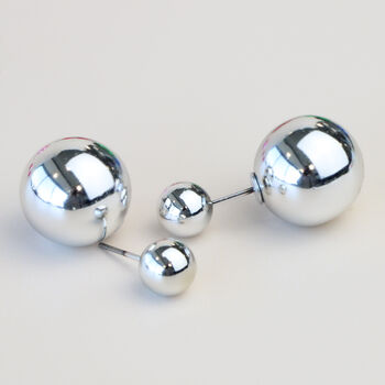 Colourful Ball Ear Jacket Stud Earrings, 10 of 12
