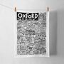 Oxford Landmarks Tea Towel, thumbnail 1 of 2