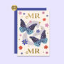 Mr And Mr Wedding Card | Gold Foil Cards | Same Sex, thumbnail 3 of 3