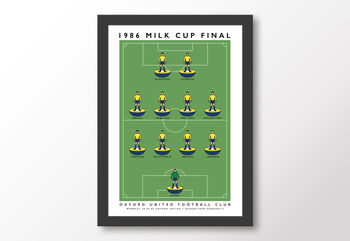Oxford United Milk Cup Poster, 8 of 8