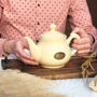 Cream Ceramic Vintage Style Teapot Country Kitchen, thumbnail 1 of 8
