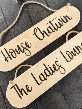 Personalised Driftwood Style Signs, 4 of 12