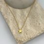 Star Necklace In Matt Gold/Silver, thumbnail 1 of 8