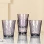 Embossed Heather Blooms Luxury Glassware, thumbnail 1 of 6
