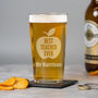 Personalised Best Teacher Ever Pint Glass, thumbnail 1 of 3