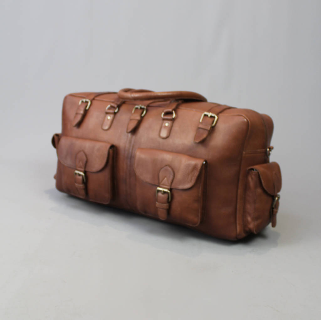 holdall with pockets