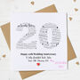 Personalised 20th China Anniversary Card, thumbnail 2 of 6