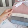 Organic Cotton And Bamboo Muslin Swaddle Blanket, thumbnail 1 of 7