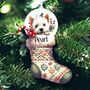 Personalised West Highland Terrier Stocking Bauble, thumbnail 2 of 2