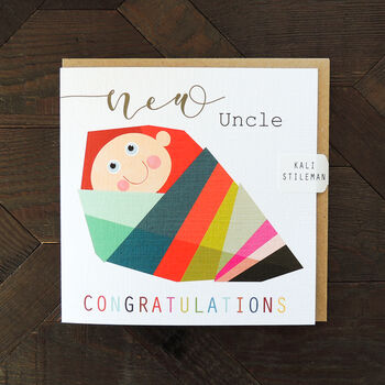 New Uncle Baby Card, 3 of 5