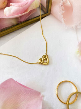 Bridesmaid Thank You Necklace Gold, 3 of 8