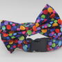 Multicoloured Confetti Dog Bow Tie, thumbnail 4 of 11