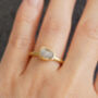 Light Grey Diamond Engagement Ring In 18ct Yellow Gold, thumbnail 4 of 5