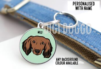 Long Haired Dachshund ID Tag, 3 of 5