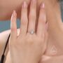 Sterling Silver Tiny Stag Beetle Ring, thumbnail 7 of 12