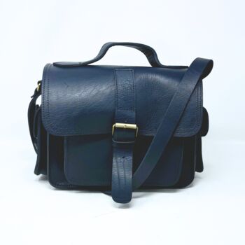 Camera Satchel Crossbody Leather Bag, 6 of 12