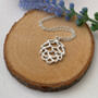 Sterling Silver Textured Pine Cone Necklace, thumbnail 6 of 10