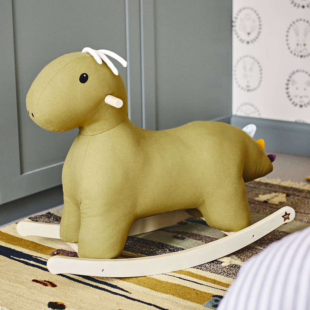 Personalised Rocking Horse Dino Toy, 1 of 7