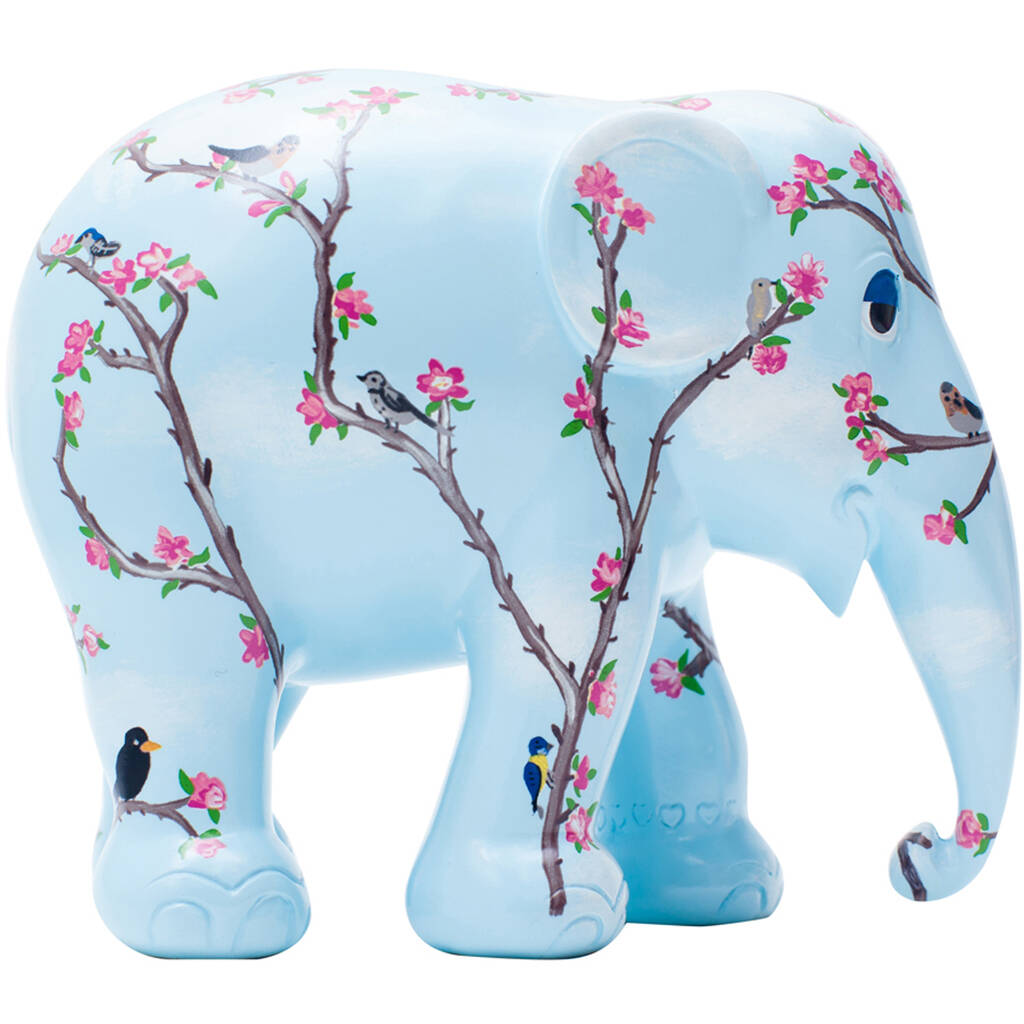 Image of Hand Painted Birthday Celebration Elephant
