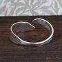 Vintage Vines Butter Knife Bangle, thumbnail 3 of 5